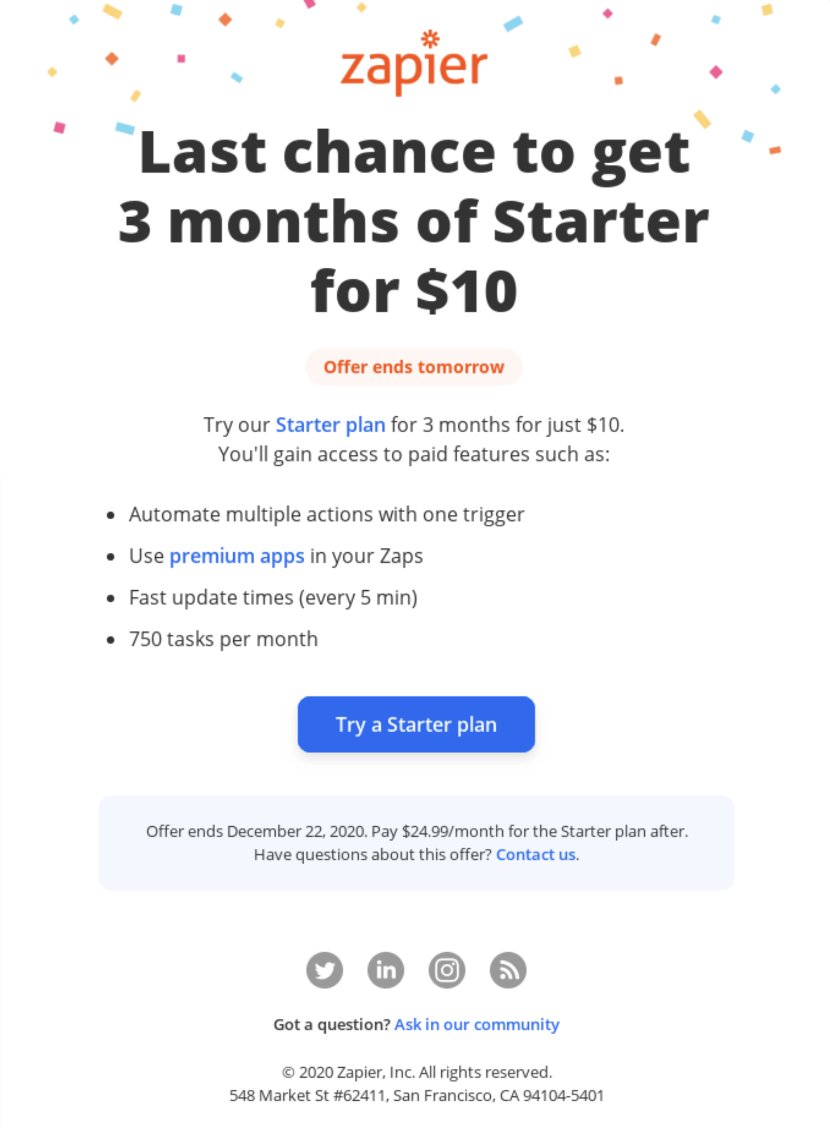 SaaS Discount and Promotion Emails + Examples