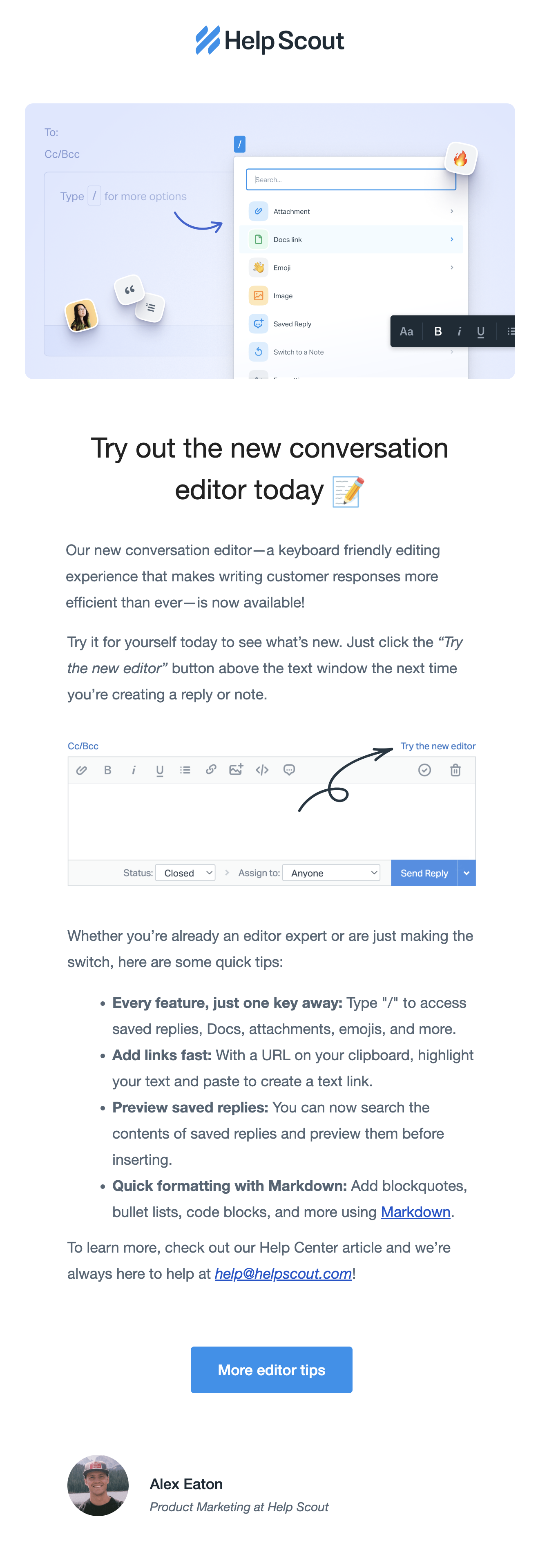 New Feature Announcement Emails: Screenshot of Asana's email talking about their latest feature