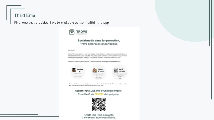 SaaS Email Nurture Campaigns: Trove's third nurture email