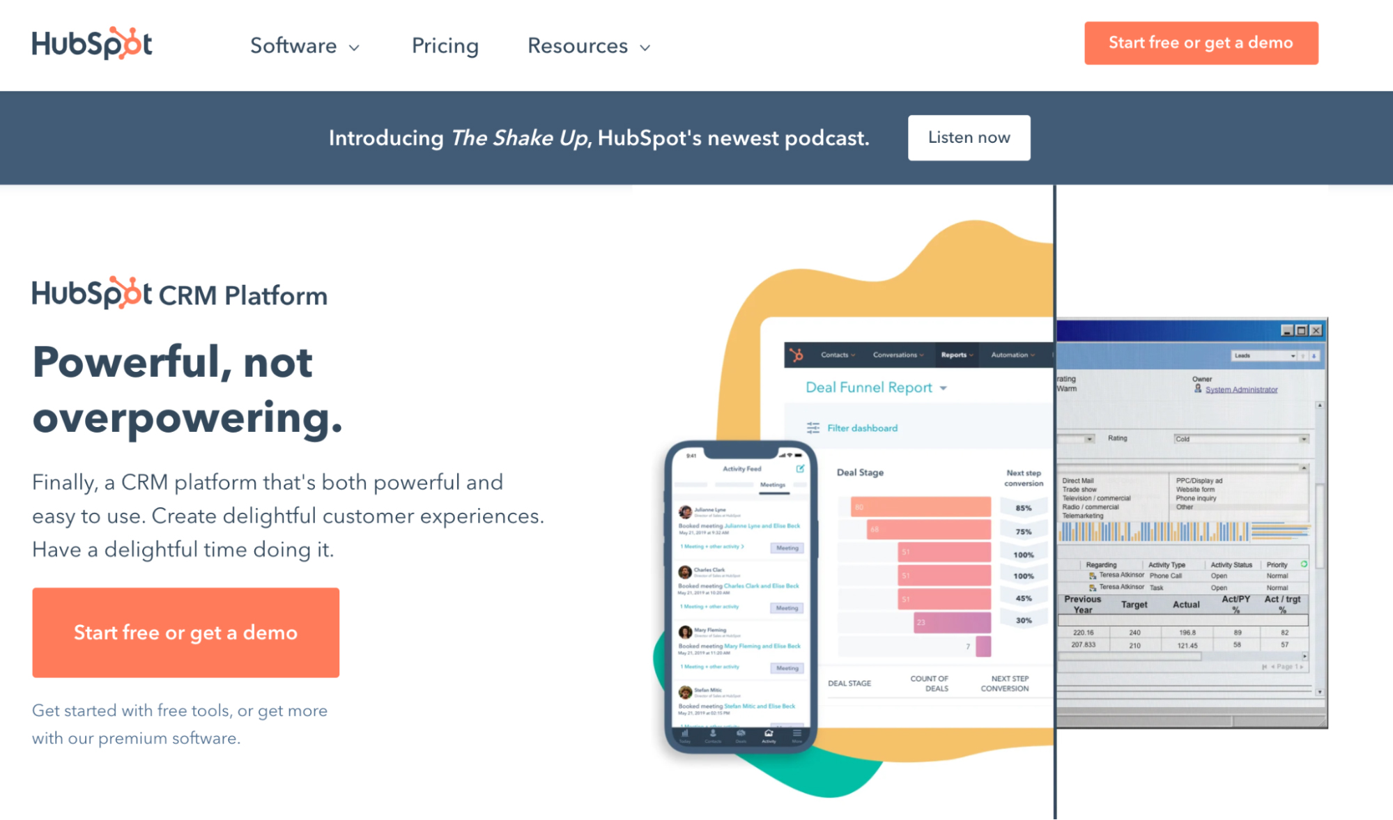 SaaS Marketing Automation Tools: HubSpot Screenshot