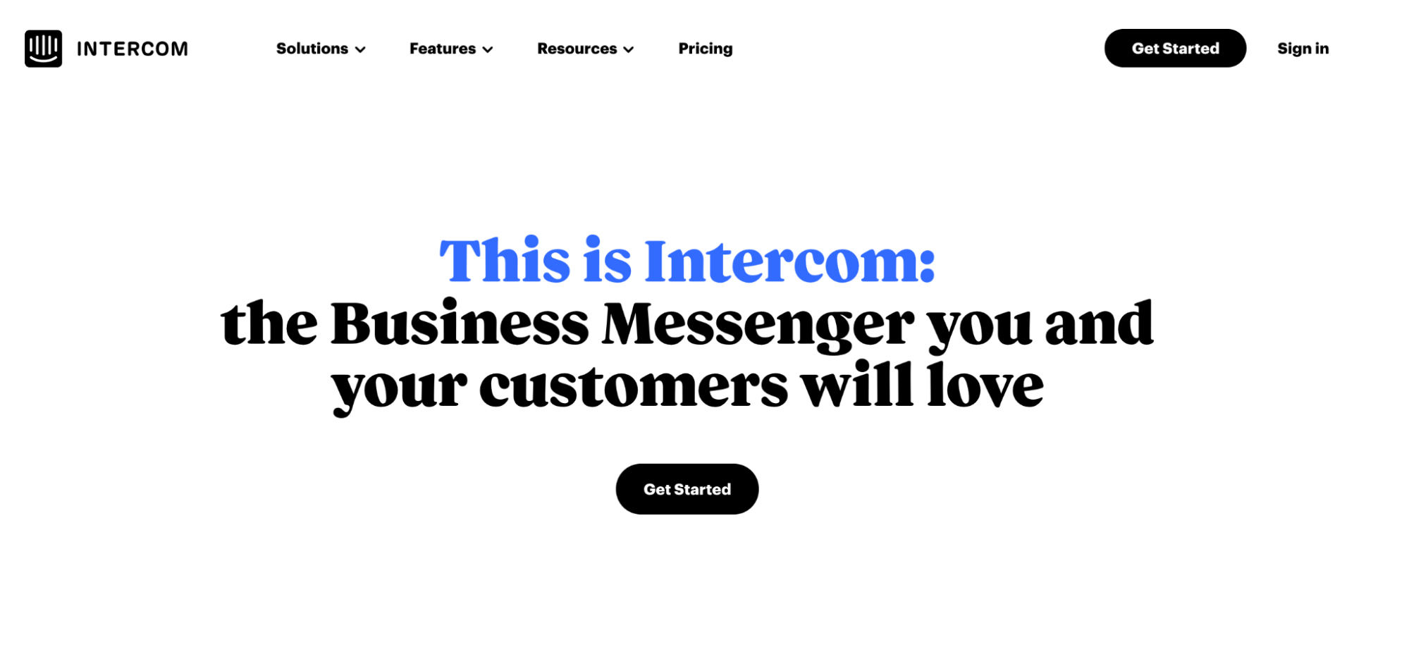 SaaS Marketing Automation Tools: Intercom Screenshot