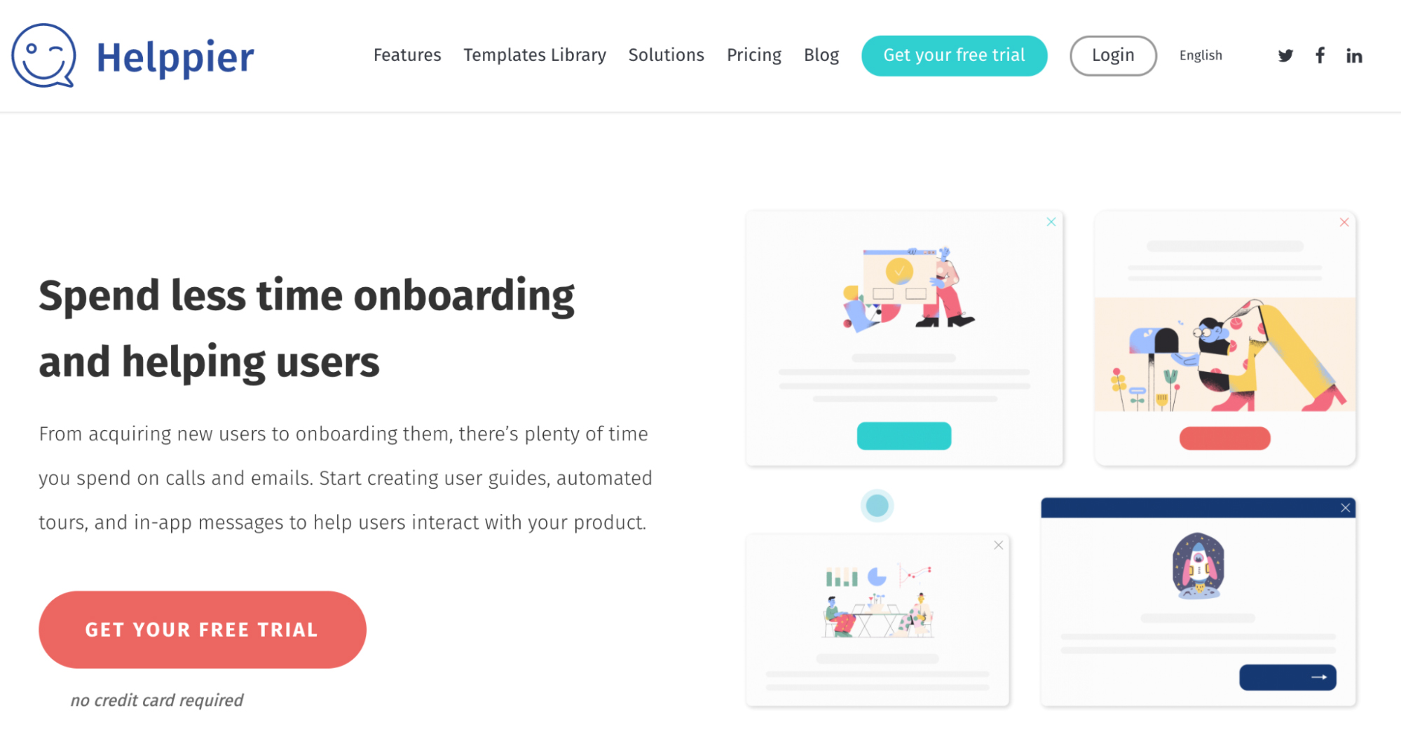 User Onboarding Software: Helppier screenshot