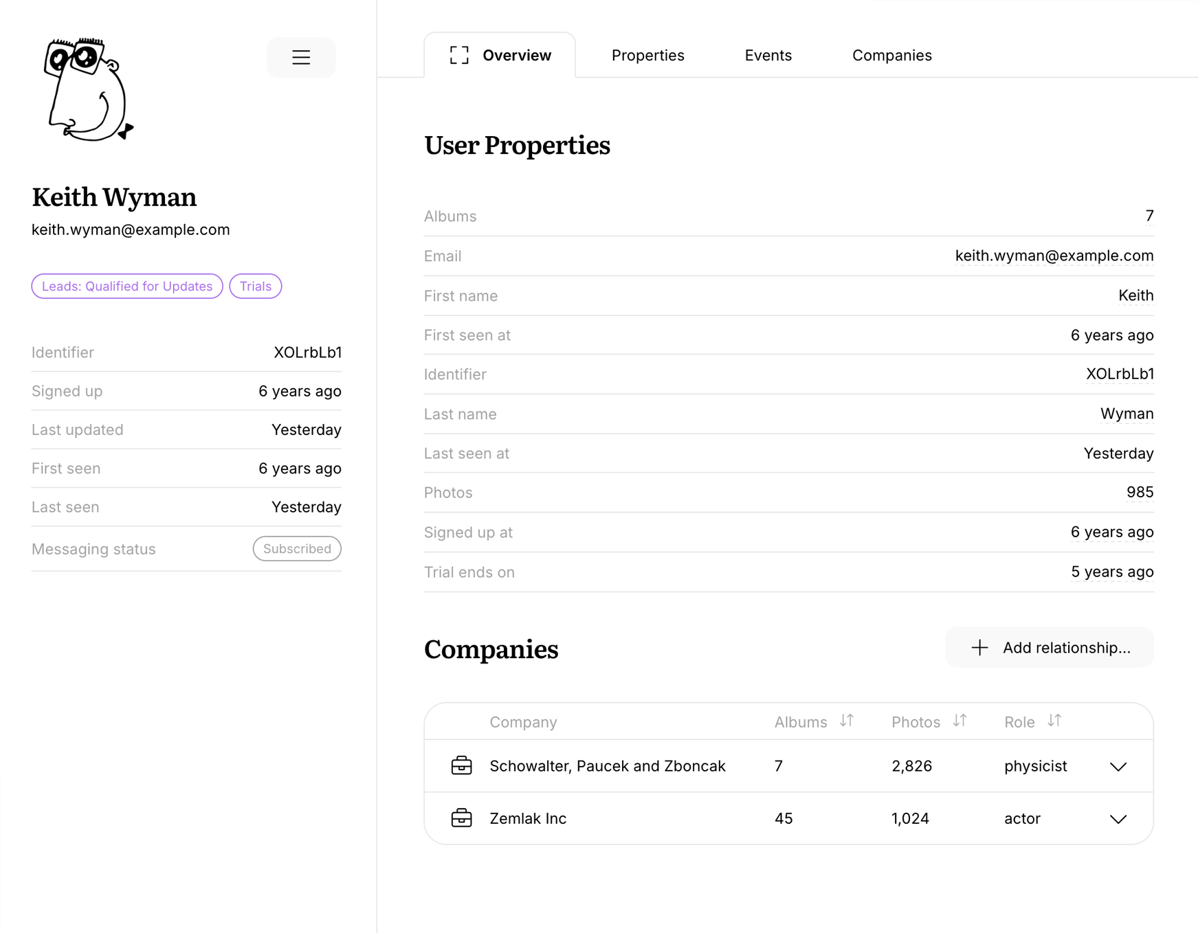 Userlist Redesign: New version of user profile