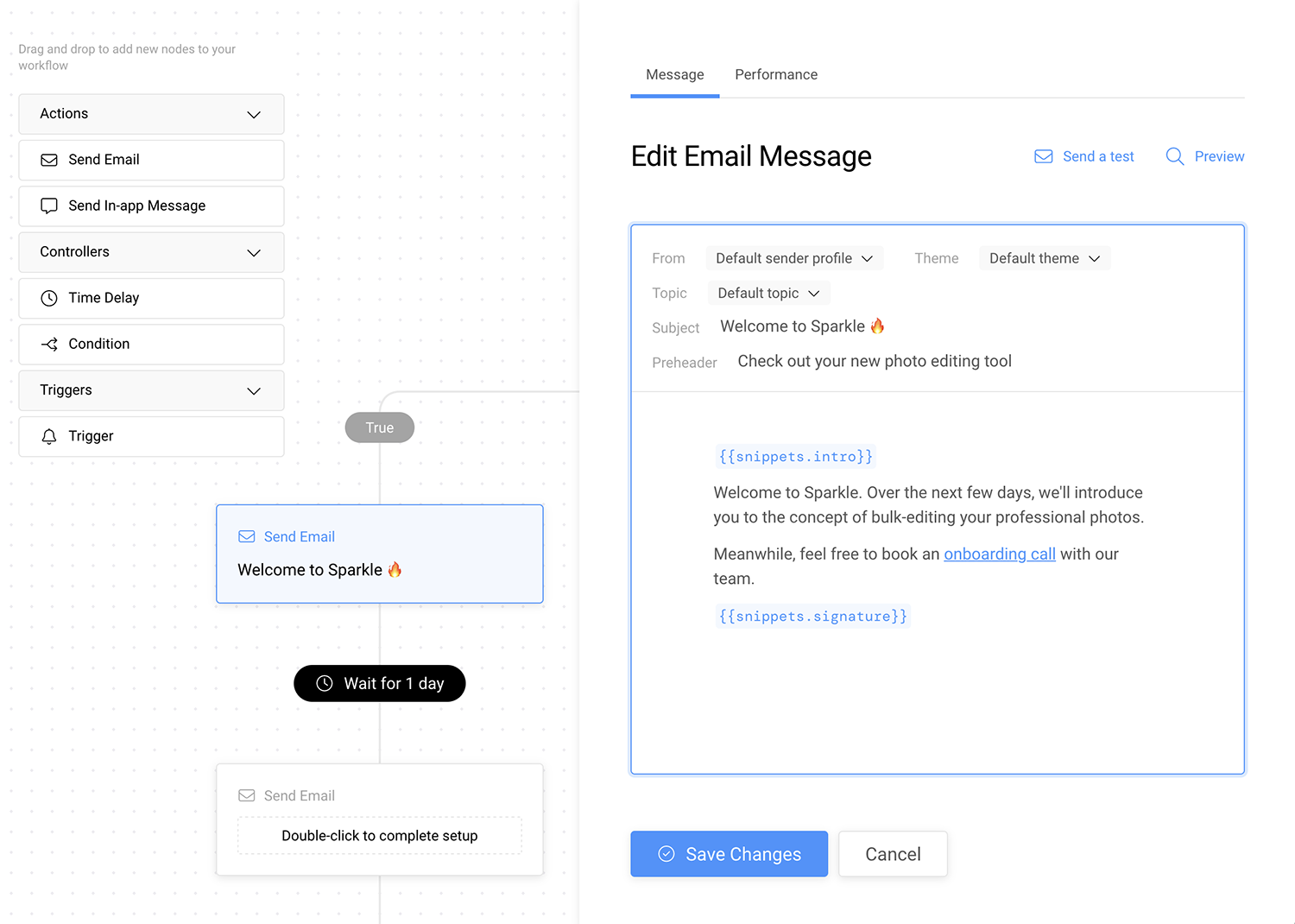 Create beautiful emails, quickly