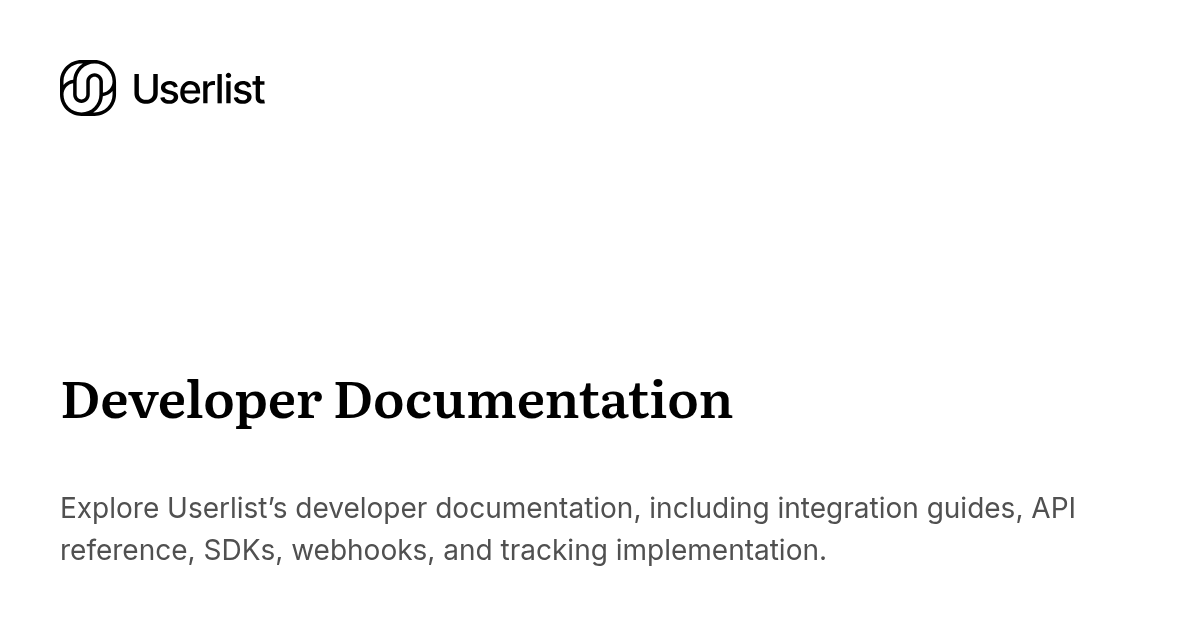 Developer Documentation