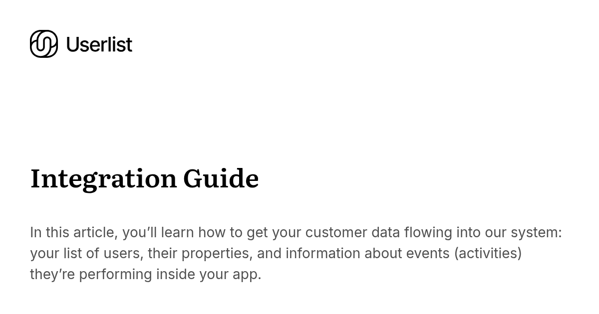 Integration Guide