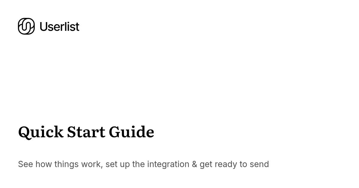 Quick Start Guide