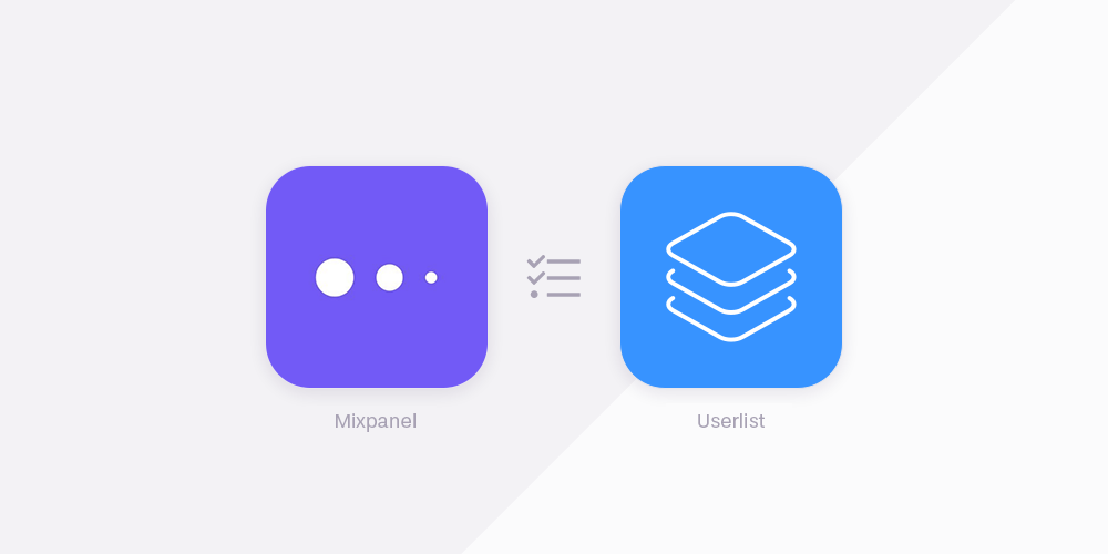 Mixpanel vs Userlist Mixpanel vs Userlist
