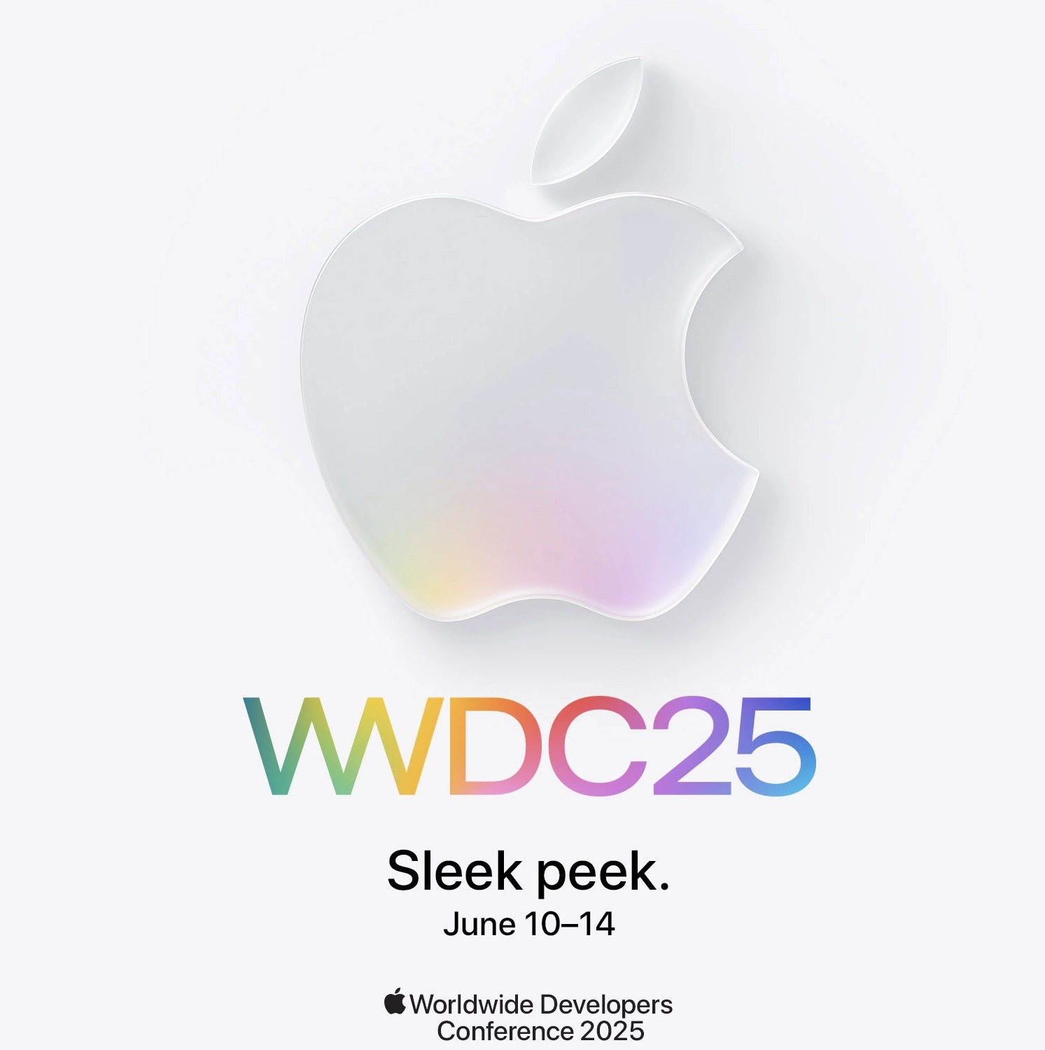 Creative SaaS Emails: Screenshot of Apple's creative email for WWDC 2025