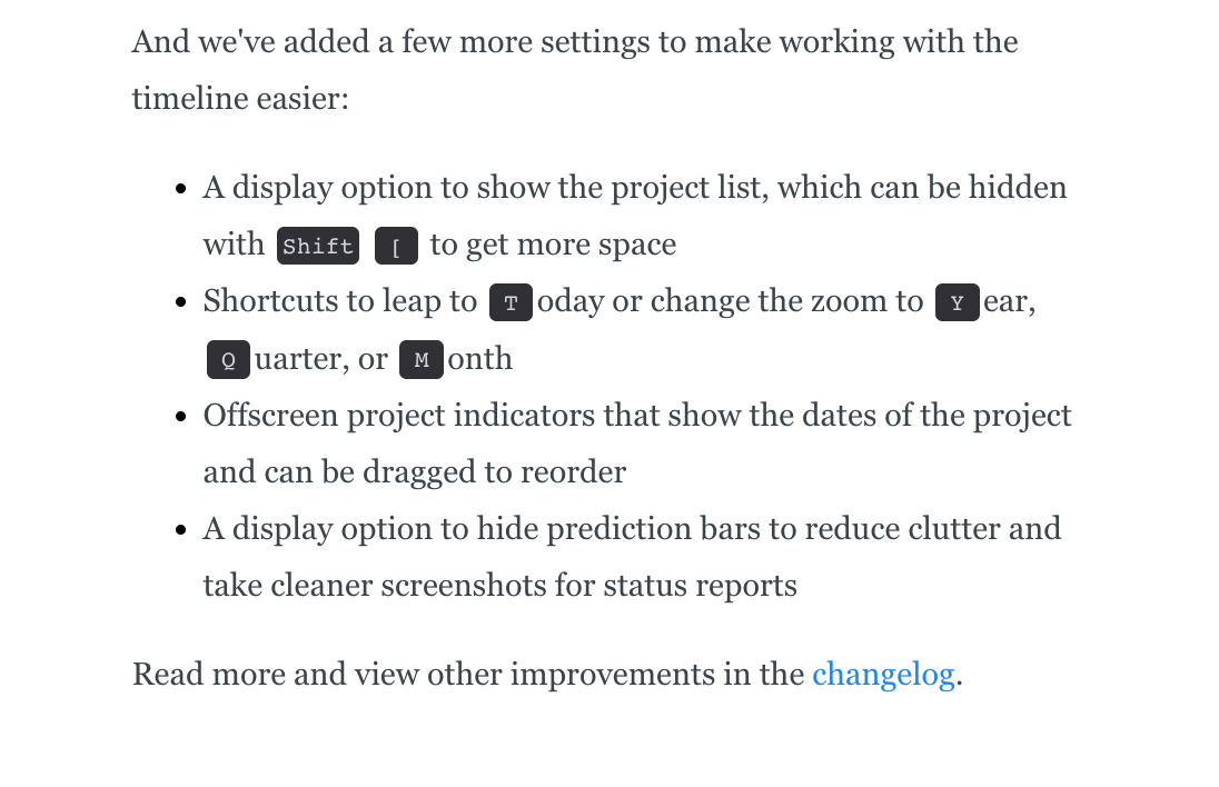 Email Marketing for Devtools: Screenshot of Linear's email about keyboard shortcuts