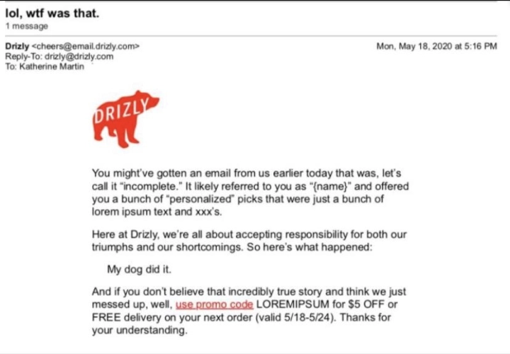 (Image Source: The Email Copywriter)
