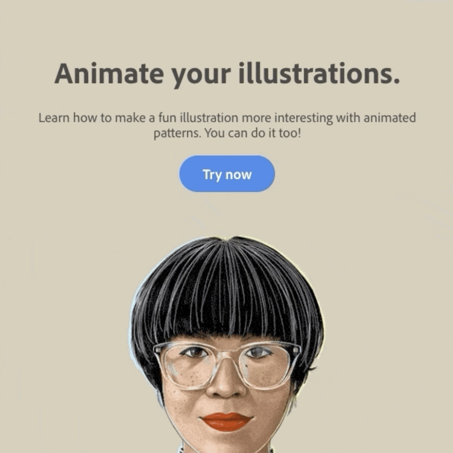 GIFs in SaaS Emails: Screenshot of Adobe's marketing email for Creative Cloud