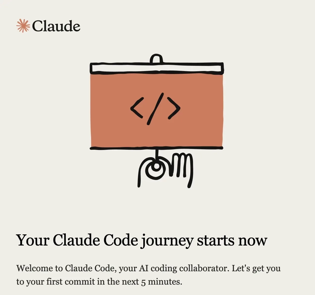 SaaS Email Greetings and Salutations: Intro portion of Claude’s welcome email
