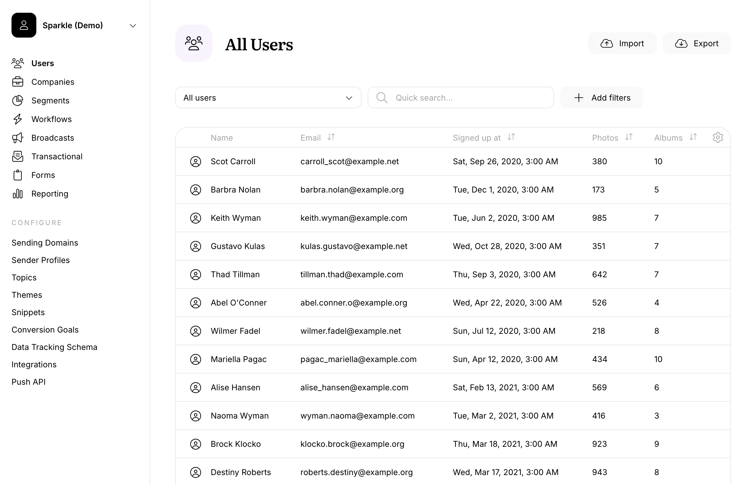 Get context about your users with user profiles